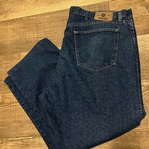 Wrangler Men’s Indigo Relaxed Straight-Leg Jeans